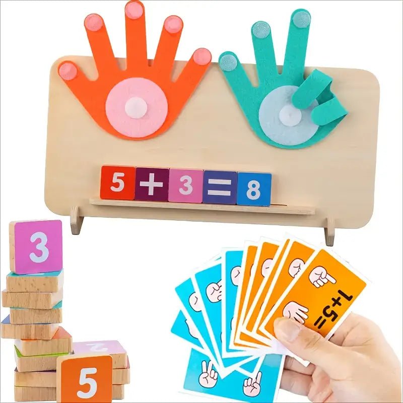 13 Blok Sayma Tahtası Kartlı Matematik Toplama Çıkarma Eğitim Seti - MAKKA