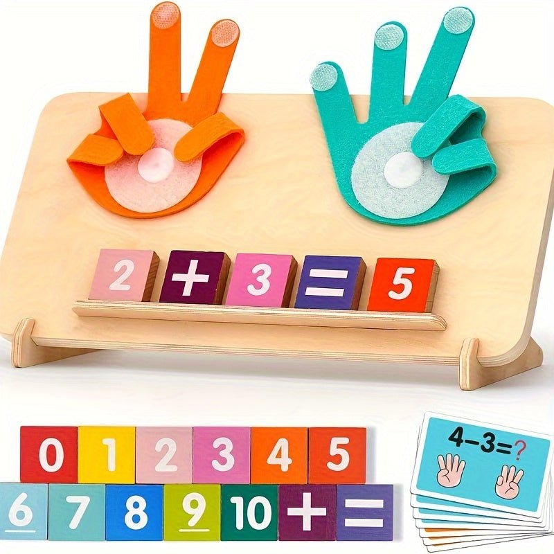 13 Blok Sayma Tahtası Kartlı Matematik Toplama Çıkarma Eğitim Seti - MAKKA