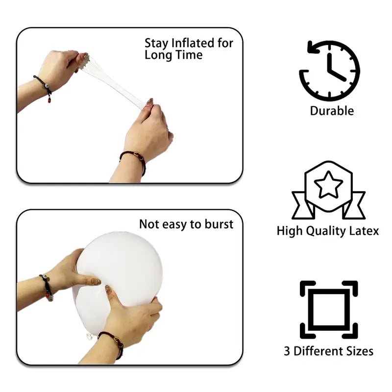 136 Parça Retro Disko Topu Folyo Balon Seti, Gümüş Işıltılı - MAKKA