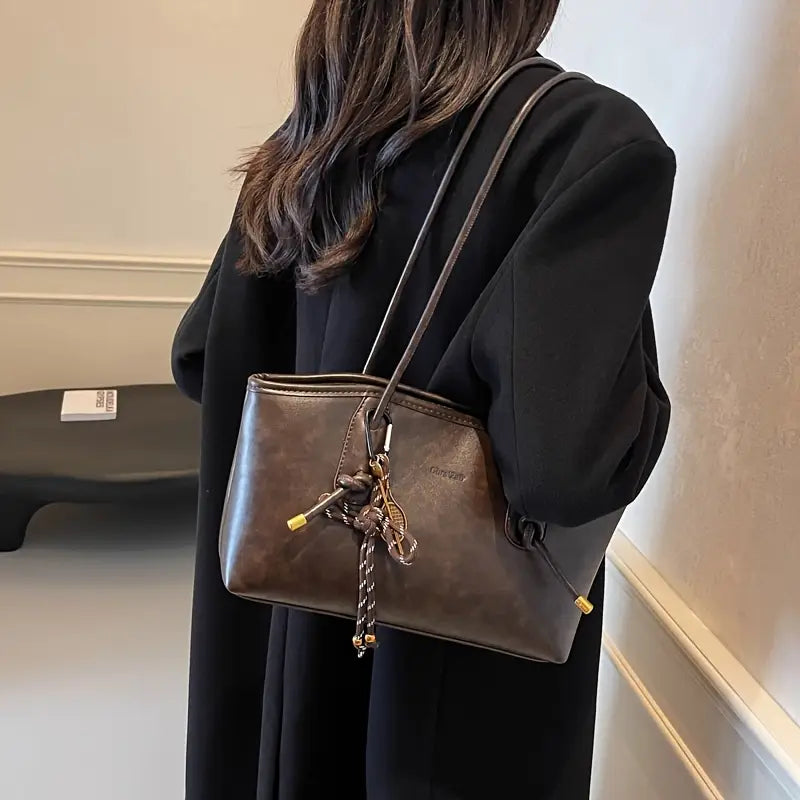 Vintage Stil Tote Çanta