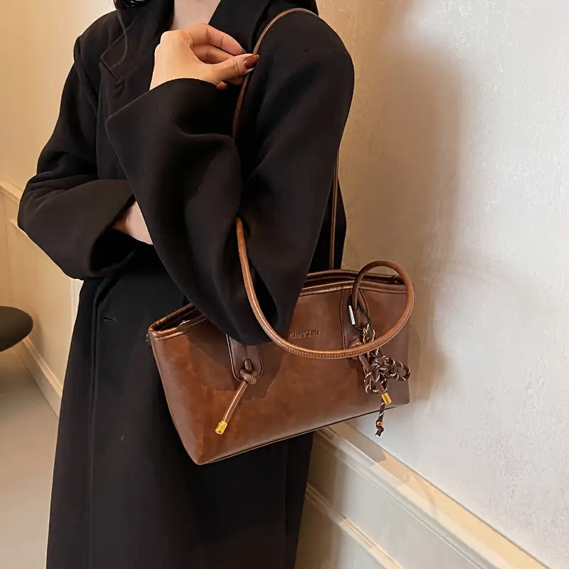 Vintage Stil Tote Çanta