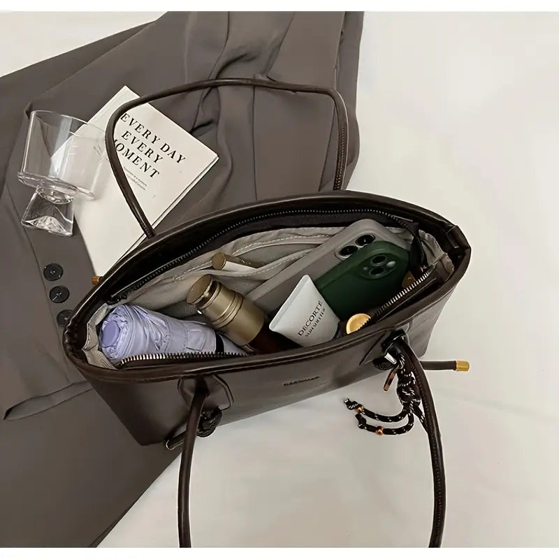 Vintage Stil Tote Çanta