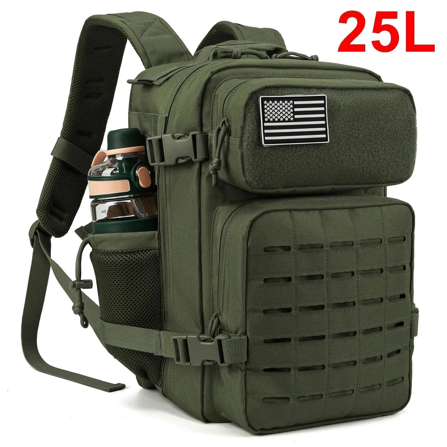 25L/45L Taktik Sırt Çantası Dayanıklı Çok Bölmeli Fermuarlı - MAKKA