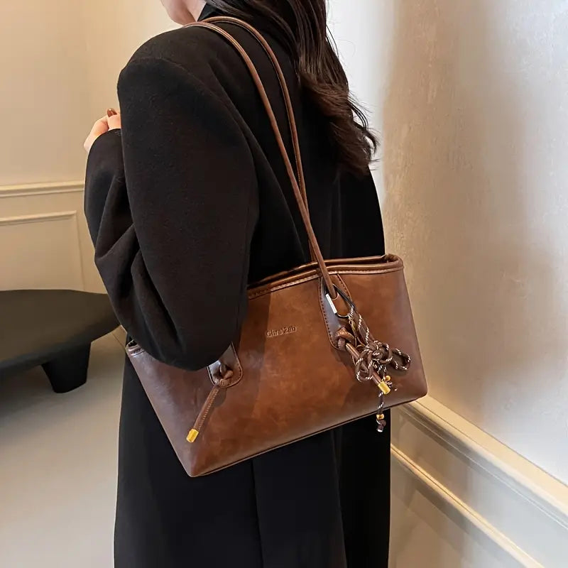 Vintage Stil Tote Çanta
