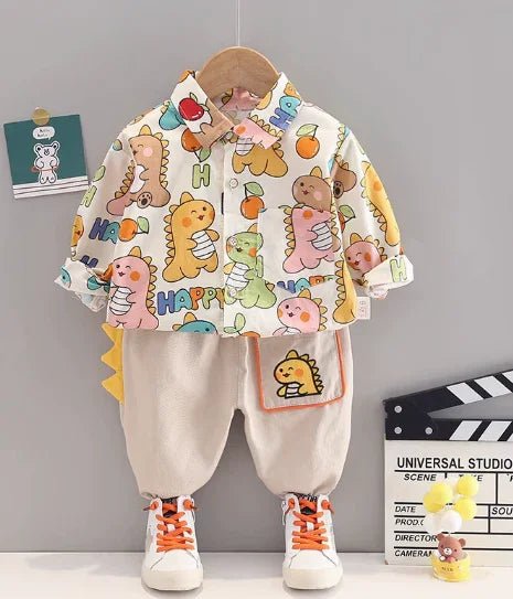 Canlı Renkli Pamuk Çocuk Takımı 1 - 5 Yaş Kız Erkek - MAKKA