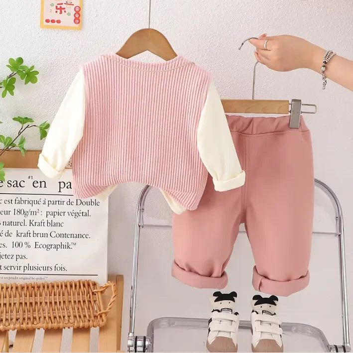 Peluş Çantalı 3'lü Takımı Sıcak Rahat 1-5 Yaş - MAKKA