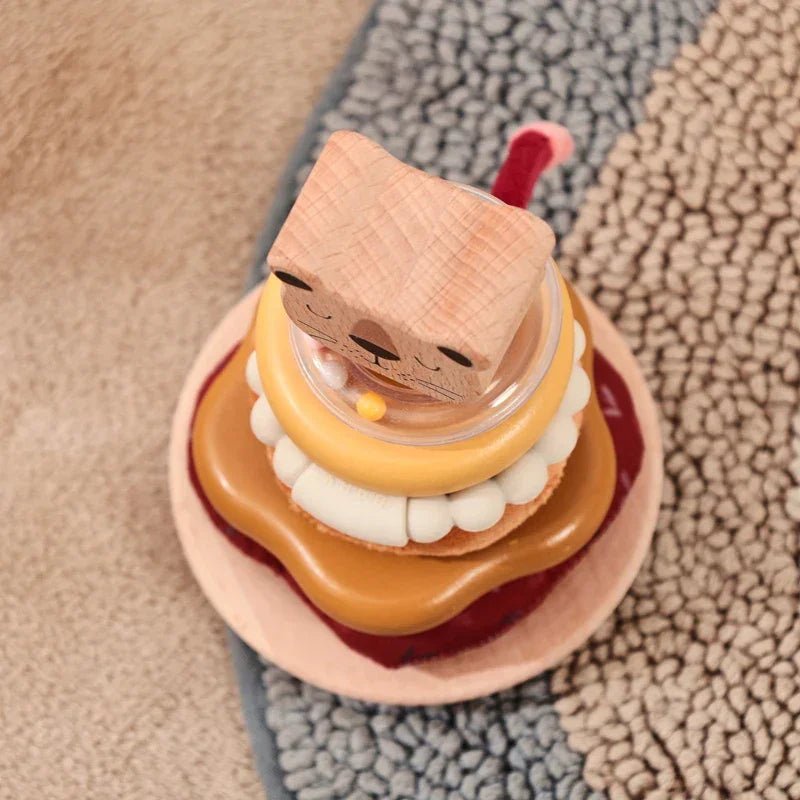 Doğal Ahşap Montessori Aslan Bul - Tak Eğitici Beceriler Oyuncağı - MAKKA