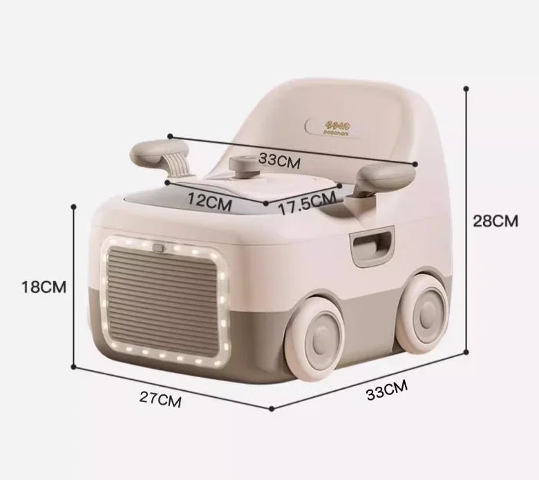Ergonomik Çocuk Tuvalet Eğitimi Aparatı, Kız Erkek Çocuklar İçin Güvenli Destekleyici - MAKKA