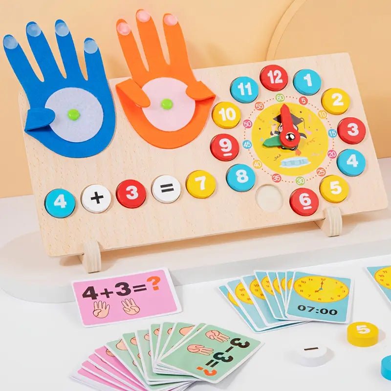 Etkileşimli Matematik Oyuncağı Saatli Sayı Kartları ile Öğrenme Eğlencesi - MAKKA