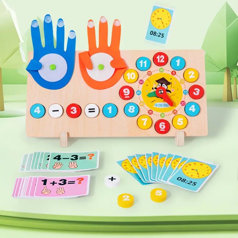 Etkileşimli Matematik Oyuncağı Saatli Sayı Kartları ile Öğrenme Eğlencesi - MAKKA