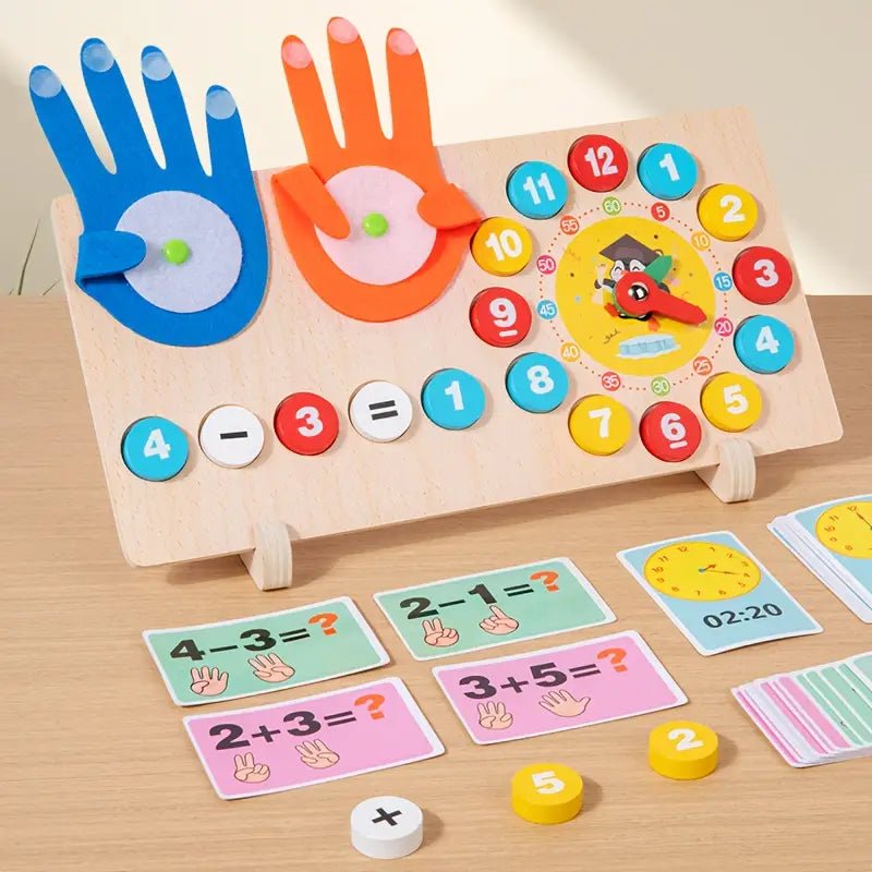 Etkileşimli Matematik Oyuncağı Saatli Sayı Kartları ile Öğrenme Eğlencesi - MAKKA