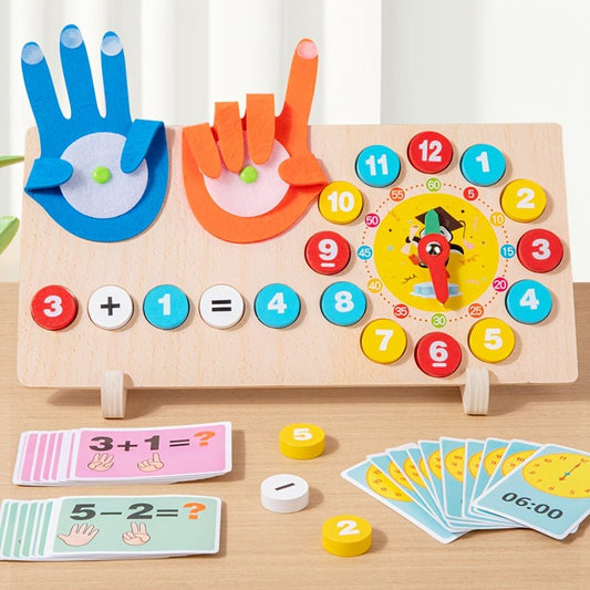 Etkileşimli Matematik Oyuncağı Saatli Sayı Kartları ile Öğrenme Eğlencesi - MAKKA