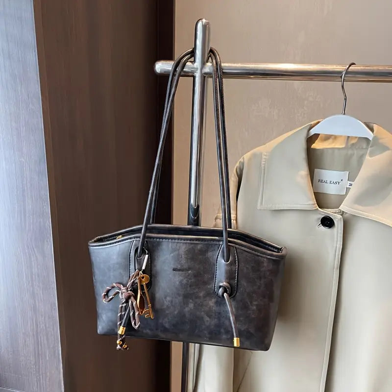 Vintage Stil Tote Çanta