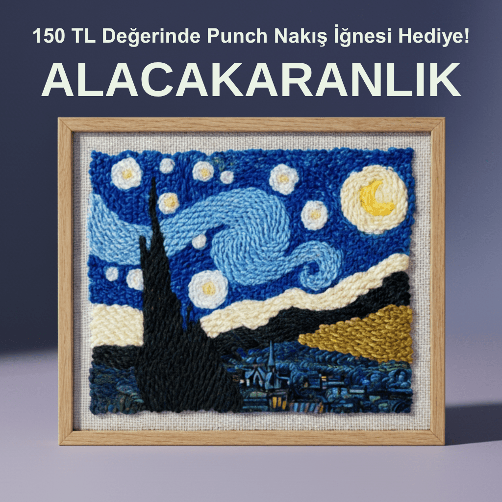 Huzur Veren Punch Nakış Seti Terapi Kiti - MAKKA