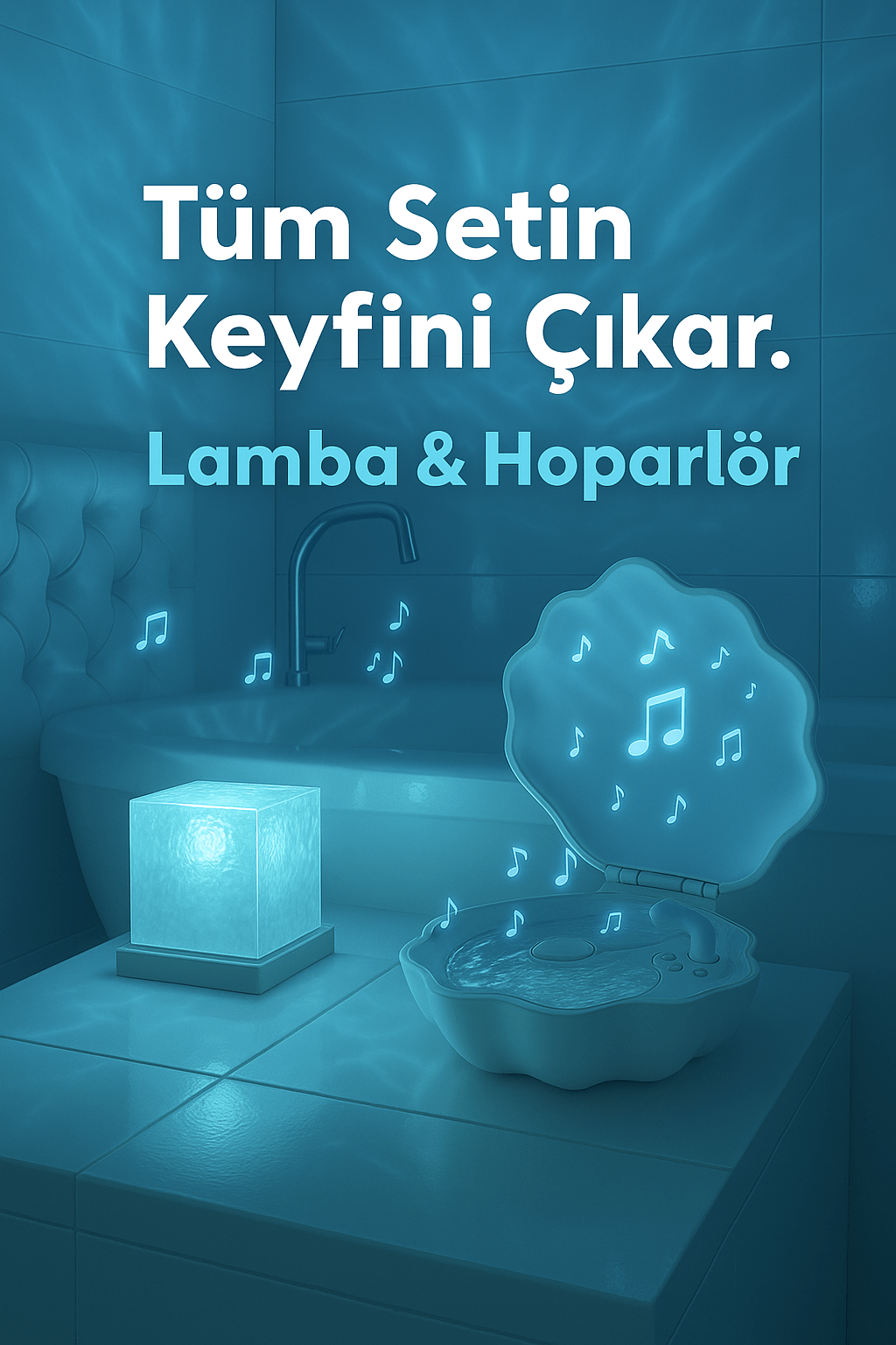 İnci Sesi Masaüstü Bluetooth Hoparlör Şık Tasarım - MAKKA