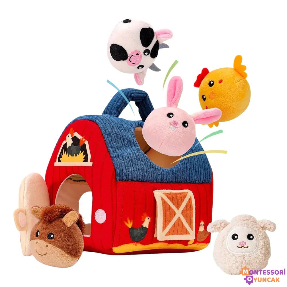 Montessori Ahşap İlk Çiftliğim Eğitici Rol Yapma Oyuncak Seti - MAKKA