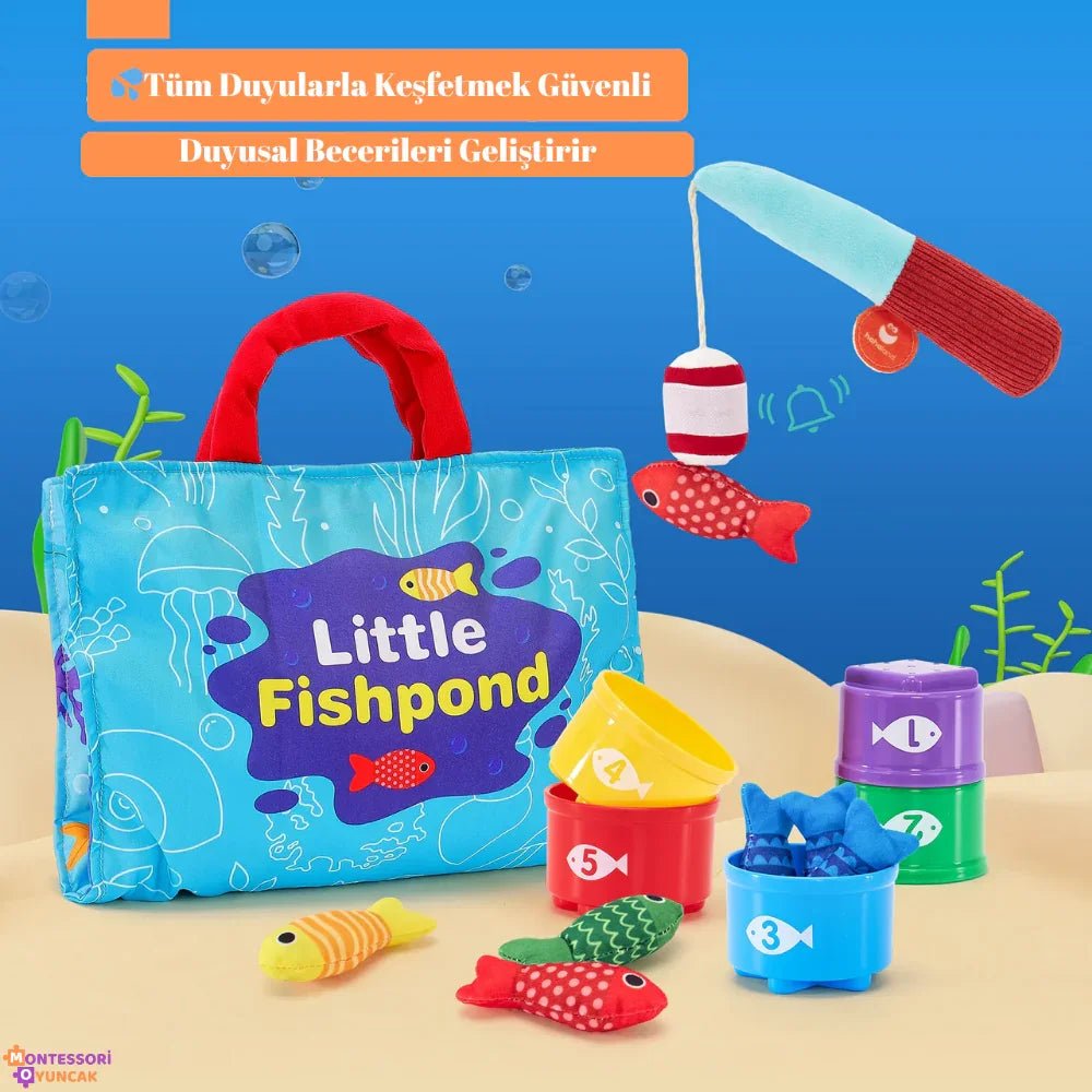 Montessori Balık Tutma Oyuncağı Manyetik Eğitici Renkli Parçalar - MAKKA