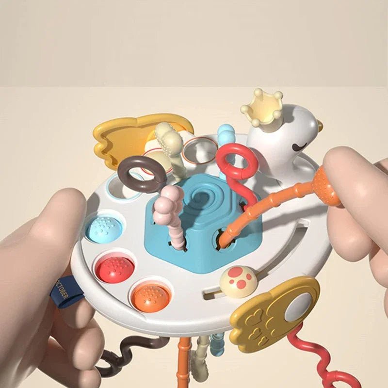 Montessori Prenses Kuğu Çekme Oyuncak Eğitici Sevimli - MAKKA