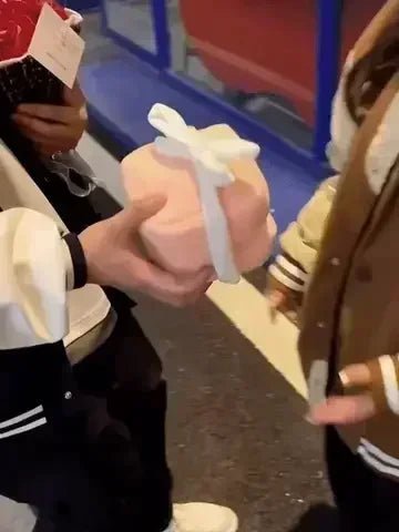 Peluş Yüzük Kutusu Kalp İçi Gizli Bölmeli Hediye - MAKKA