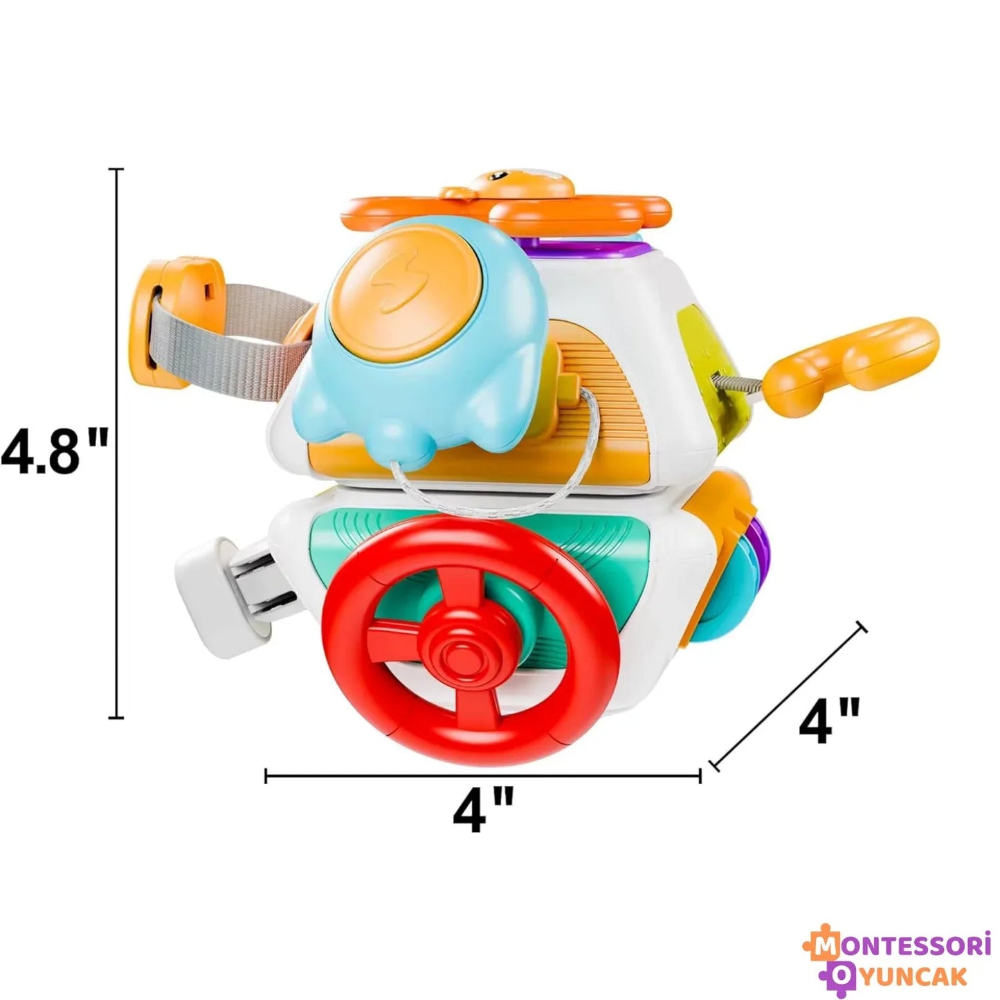 Renkli Montessori Duyusal Oyuncak - İnce Motor ve Keşif Eğitimi - MAKKA