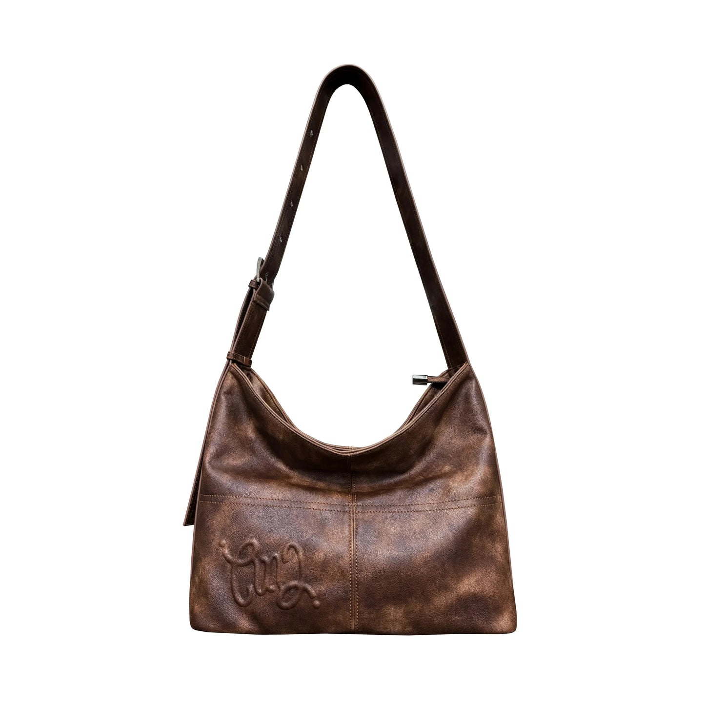 Suni Deri Retro Kadın Tote Çanta 33x25x13,5 cm - MAKKA