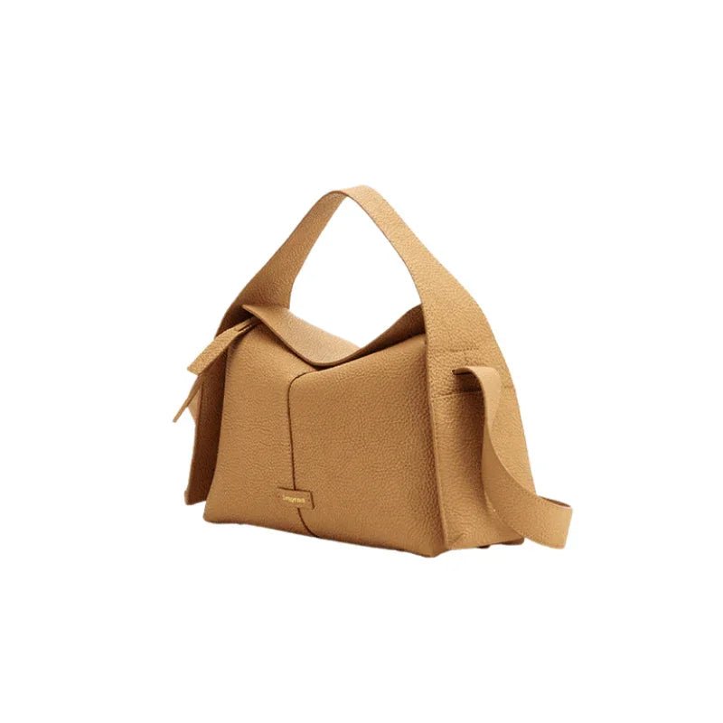 Tam Damarlı Deri Drippa Roof Bag Lüks Omuz Çantası - MAKKA