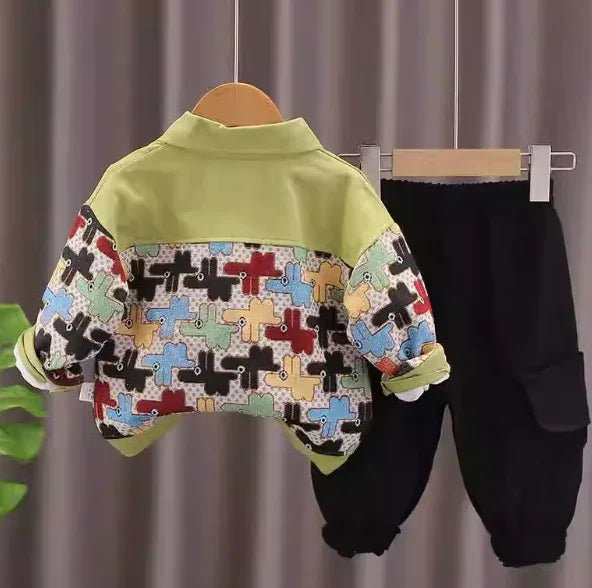 Yumuşak Uzun Kollu Gömlek, Sweat ve Esnek Kot Pantolon Kombin - MAKKA