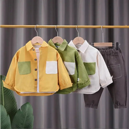 1 - 5 Yaş Erkek Çocuk 3 Parça Pamuklu Takım - MAKKA