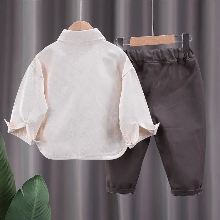 1 - 5 Yaş Erkek Çocuk 3 Parça Pamuklu Takım - MAKKA