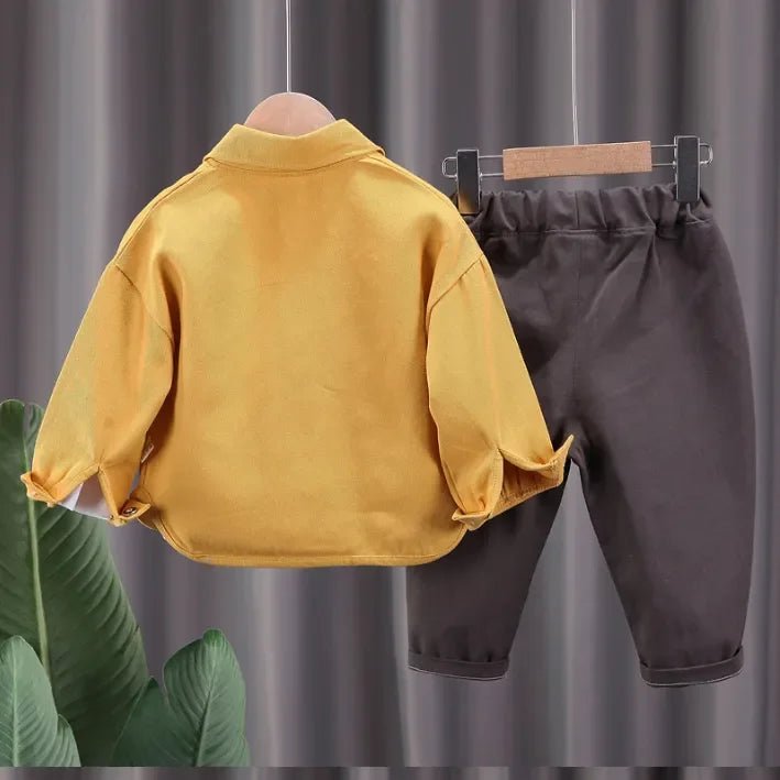 1 - 5 Yaş Erkek Çocuk 3 Parça Pamuklu Takım - MAKKA