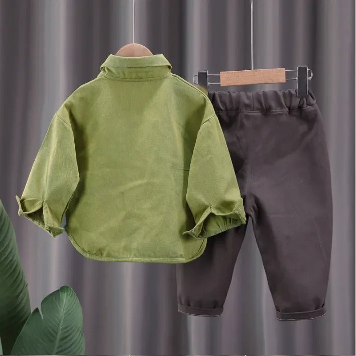 1 - 5 Yaş Erkek Çocuk 3 Parça Pamuklu Takım - MAKKA