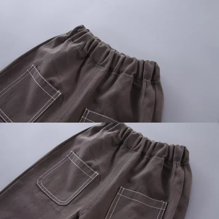 1 - 5 Yaş Erkek Çocuk 3 Parça Pamuklu Takım - MAKKA