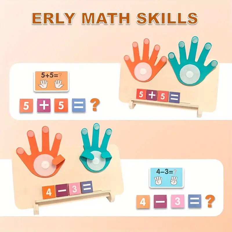 13 Blok Sayma Tahtası Kartlı Matematik Toplama Çıkarma Eğitim Seti - MAKKA
