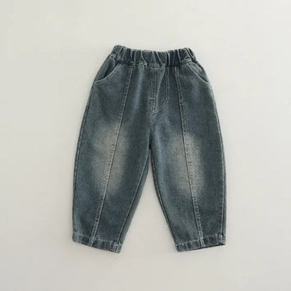 1–5 Yaş Unisex Karakter Baskılı Uzun Kollu Sweat Pantolon Takım - MAKKA