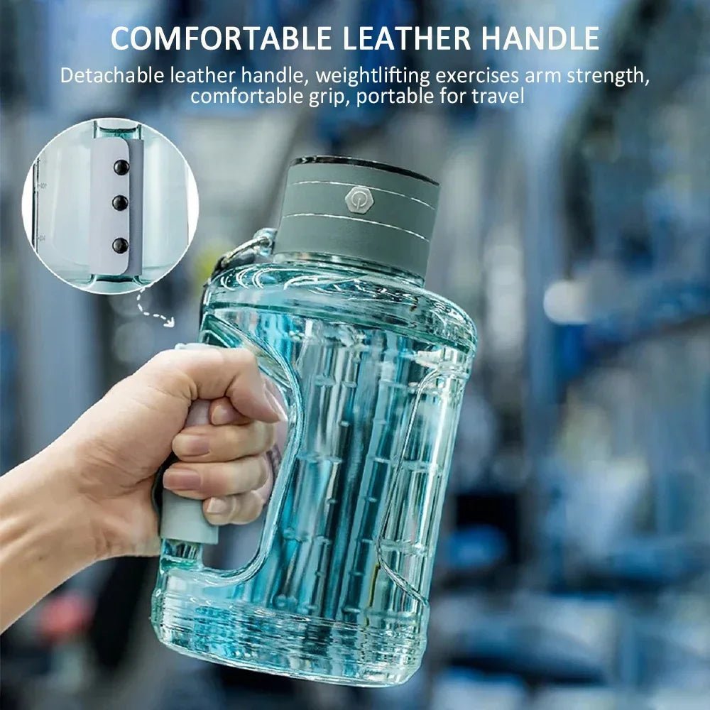 1.5L Hidrojen Zengin Taşınabilir Spor Su Şişesi USB Şarjlı PEM - MAKKA
