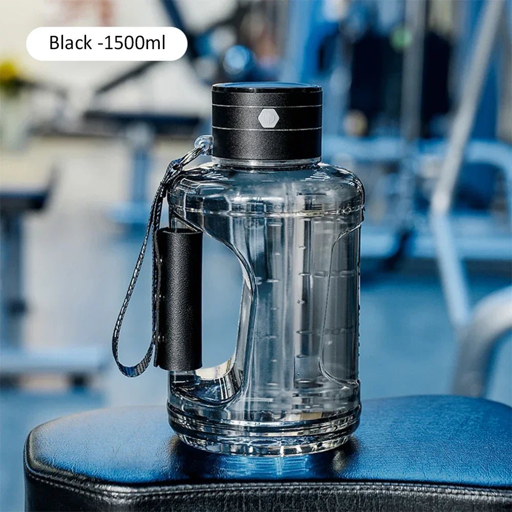 1.5L Hidrojen Zengin Taşınabilir Spor Su Şişesi USB Şarjlı PEM - MAKKA
