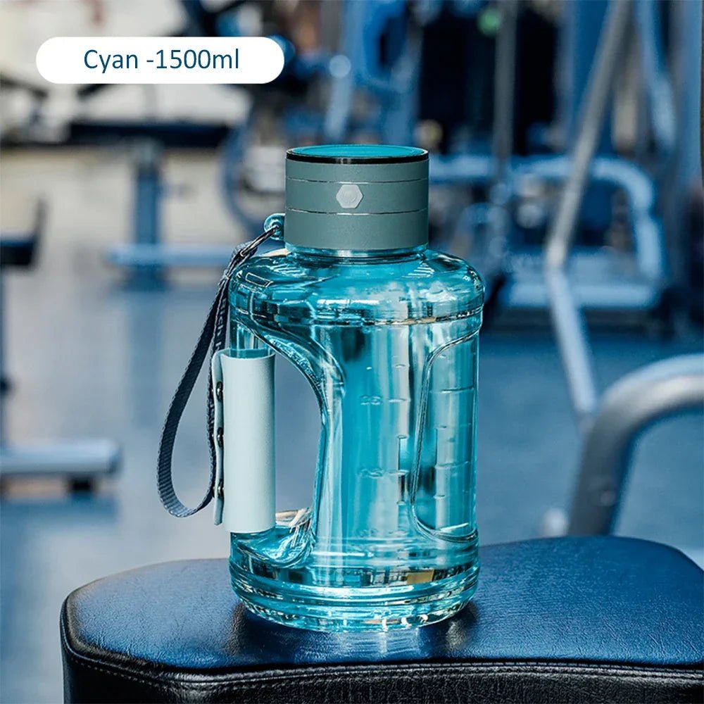 1.5L Hidrojen Zengin Taşınabilir Spor Su Şişesi USB Şarjlı PEM - MAKKA