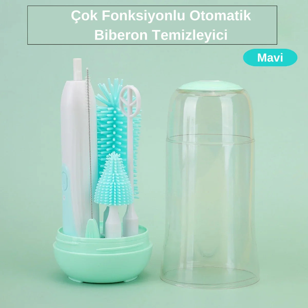 Çok Fonksiyonlu Otomatik Biberon Temizleyici - Taşınabilir Hijyen Makinesi