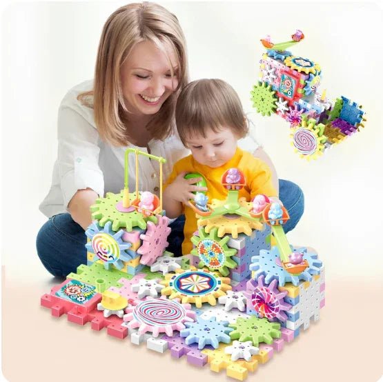 263 Parçalı Motorlu STEM Dişli Seti Eğitici Yaratıcı Oyuncak - MAKKA