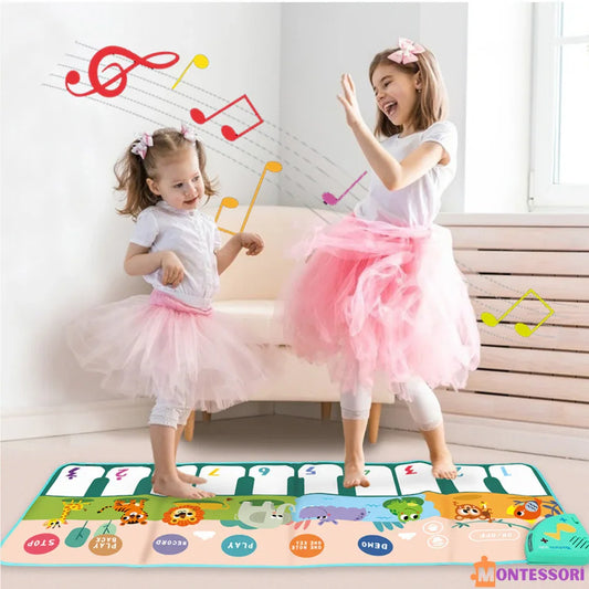 Taşınabilir Montessori Piyano Müzik Matı 25 Tuşlu Eğitici Oyun - MAKKA