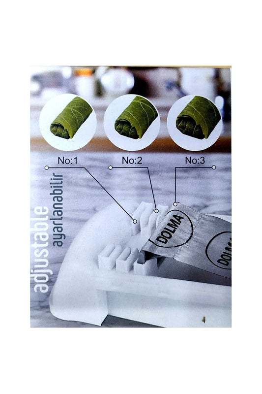 3 Kademeli Kalınlık Ayarlı Pratik Yaprak Sarma Makinesi Plastik - MAKKA