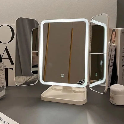 3 Katlı Led Ayna - MAKKA