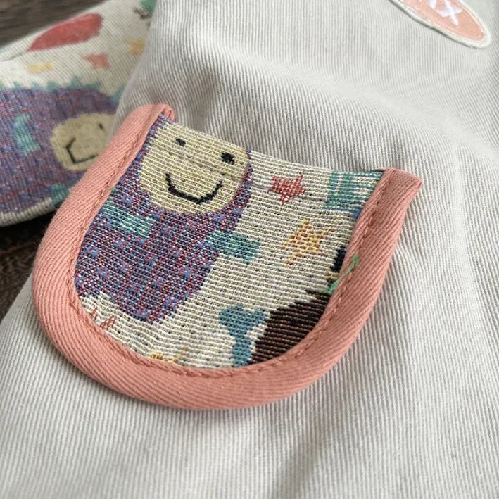 3 Parça Desenli Erkek Çocuk Takımı Esnek Bel Jean - MAKKA