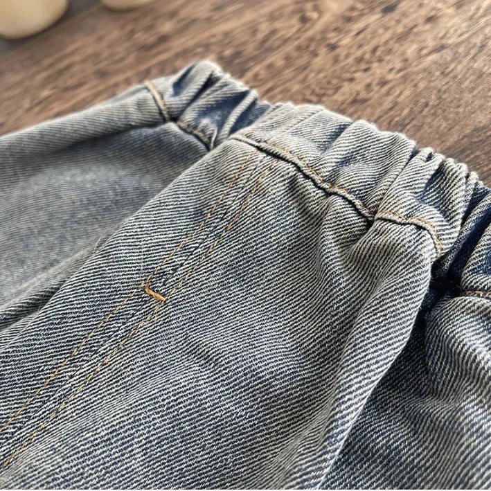 3 Parça Desenli Erkek Çocuk Takımı Esnek Bel Jean - MAKKA