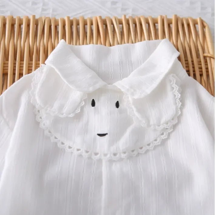 3 Renkli Fırfırlı Askılı Kız Tulum ve Gömlek 1 - 5 Yaş - MAKKA