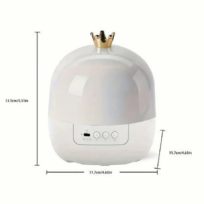 360° Dönen Yıldız Gece Lambası 21 Film Diski Projektör - MAKKA