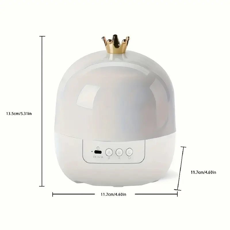 360° Dönen Yıldız Gece Lambası 21 Film Diski Projektör - MAKKA