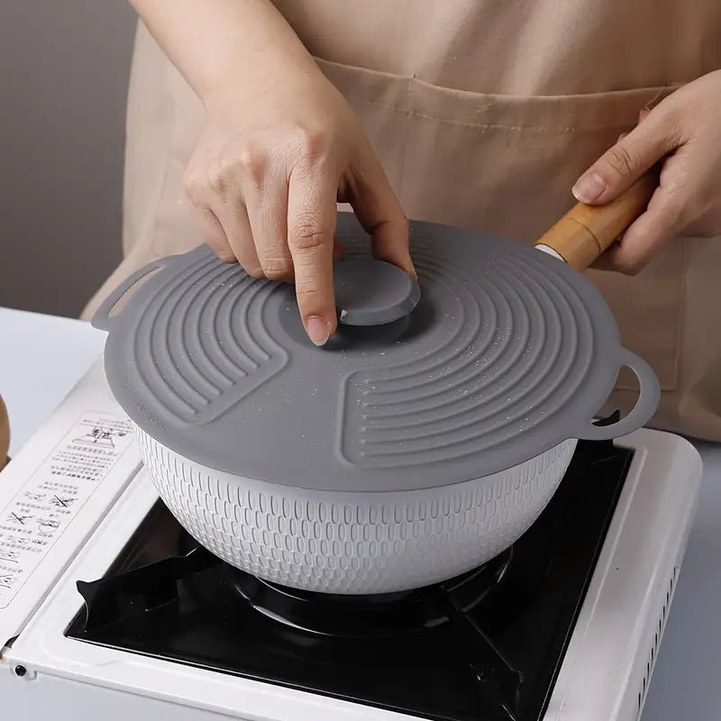 3'lü Silikon Vakum Kapak Seti Çift Saplı Isıya Dayanıklı - MAKKA