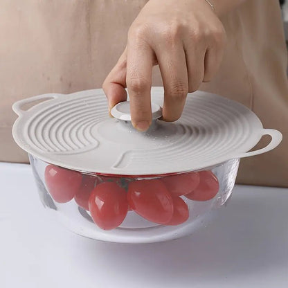 3'lü Silikon Vakum Kapak Seti Çift Saplı Isıya Dayanıklı - MAKKA