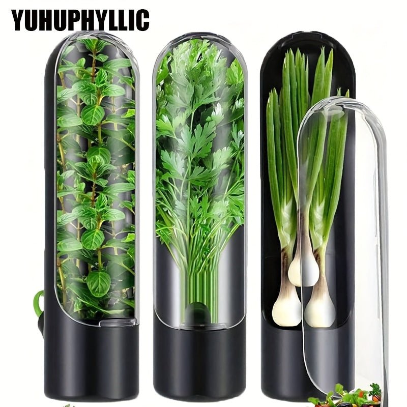 3'lü Siyah Kapaklı Şeffaf Plastik Saklama Kabı Klipsli Seti - MAKKA